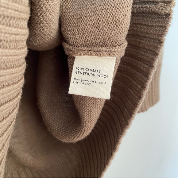 Elizabeth Suzann Essential Crew Neck Sweater Climate Beneficial Wool - Picture 8 of 15